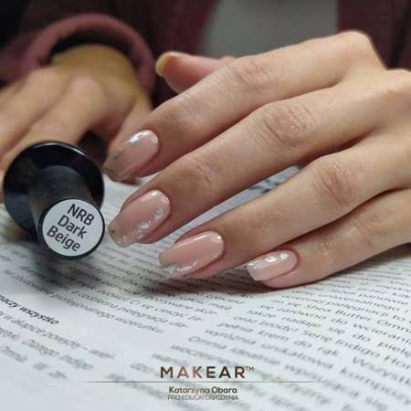 Dark Beige - Nude Rubber Base NRB08 8ml - Image 3
