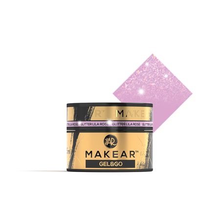 Glitter Lila Rose - Gel&Go 15ml, GG24