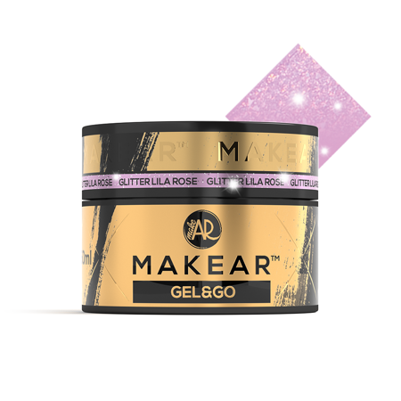 Glitter Lila Rose - Gel&Go 50ml, GG24