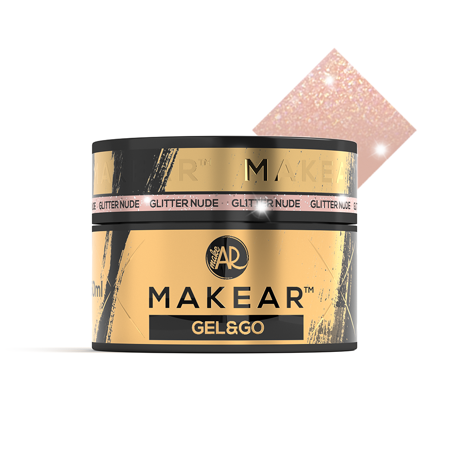 Glitter Nude - Gel&Go 50ml, GG26