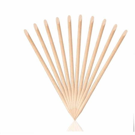 Professional wooden manicure sticks 10- pct